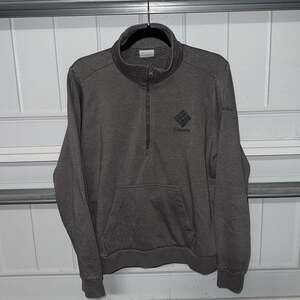 Columbia Women's Trek French Terry Half Zip Gray Pullover (L)